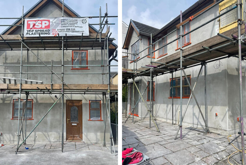 plastering and rendering services for domestic and commercial clients across the whole of South Wales, Gloucestershire, Bristol and Bath